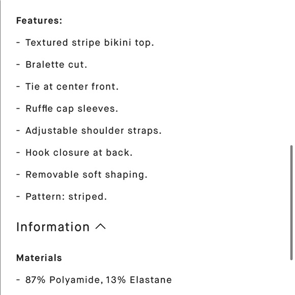 NWT- Billabong Warm Days Nite Cap Bikini Top Sz M - Picture 5 of 5